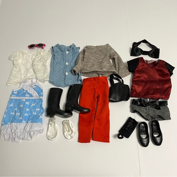 JOURNEY GIRLS 18” doll Clothes lot like American girl dolls outfits - Picture 1 of 7